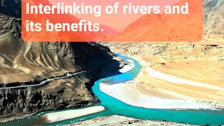 Interlinking of rivers and its benefits  Geography [upl. by Arutek]