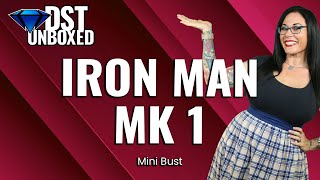 Marvel Studios Iron Man  Iron Man MK1 Mini Bust  DSTUnboxed [upl. by Eylsel624]