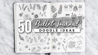 50 Bullet Journal Doodle Ideas  The ULTIMATE Guide [upl. by Joab]