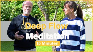 Deep Flow Meditation  geführte sanfte Körpermeditation  Erdung amp Verbundenheit [upl. by Trbor]