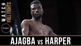 Ajagba vs Harper Full Fight August 24 2018  PBC on FS1 [upl. by Soluk]