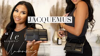 MY NEW FALL PURSE  JACQUEMUS LE BAMBINO UNBOXING amp REVIEW 2022 jacquemus purse unboxing [upl. by Quenby]