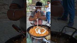 Red sauce pasta🥵😋 shortsfeed streetfoodindia foodvlog favorite foodies foodshort streetfood [upl. by Wehner]