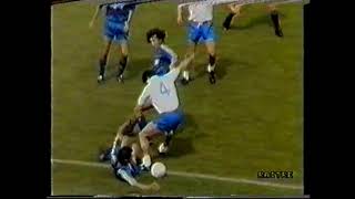 SSC Napoli  Hellas Verona 19880424 Seria A 27rd [upl. by Niwdla266]