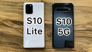 Samsung Galaxy S10 Lite vs Samsung Galaxy S10 5G [upl. by Ogaitnas264]