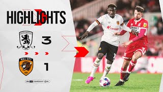 Middlesbrough 31 Hull City  Highlights  Sky Bet Championship [upl. by Jaf]