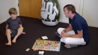 Play Therapy Session working on Feelings with Candy Land Game [upl. by Oak704]