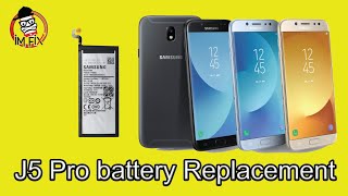 Samsung Galaxy J5pro SMJ530F Battery ReplacementBattery change [upl. by Clemens77]