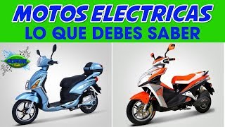 MOTOS Eléctricas 🔥 Lo Que Debes Tener En Cuenta Si Deseas Comprar Una [upl. by Brill]