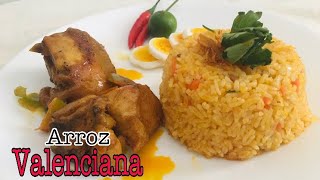 ARROZ VALENCIANA QUICK SIMPLE AND EASY [upl. by Siouxie954]