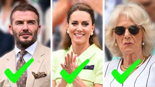 Wimbledon 2023 Royals and Celebrities in the Royal Box [upl. by Inglebert437]