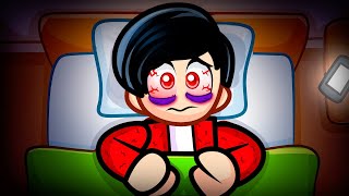 KARIM NO PUEDE DORMIR y MUERE en ROBLOX  Karim Juega [upl. by Lleuqar925]