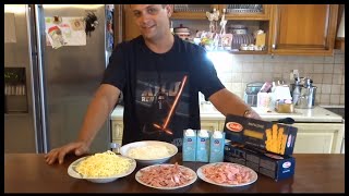 ΣΟΥΦΛΕ ΖΥΜΑΡΙΚΩΝ ΜΕ ΜΠΕΙΚΟΝ SOUFLE WITH HAM CHEESE AND BACON [upl. by Franek]