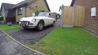 MGB GT Restoration Pt 24 MOT Day [upl. by Htrow]