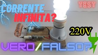 CORRENTE INFINITA  VERO o FALSO  ESPERIMENTO E DIMOSTRAZIONI [upl. by Aikemit366]