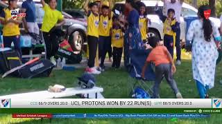 UCL TV  USAC Youth 2024Cricmax CT Super Kings vs UCL Protons [upl. by Ihab]