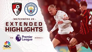 Bournemouth v Manchester City  PREMIER LEAGUE HIGHLIGHTS  2242024  NBC Sports [upl. by Naugan]