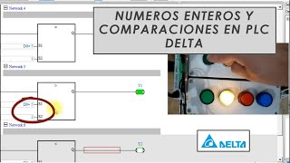 PLC Delta numeros enteros y comparaciones [upl. by Mail]