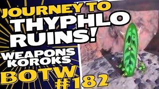 BotW182 Getting To Thyphlo Ruins Made Easy  Lynel Hunt amp Leviathan Bones [upl. by Bartholomew]