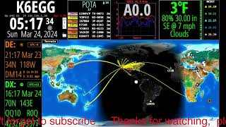 🔴 K6EGG 32324 Fusion DMR DStar HF and FT8 Icom IC9700 AND IC7610 [upl. by Etterual]