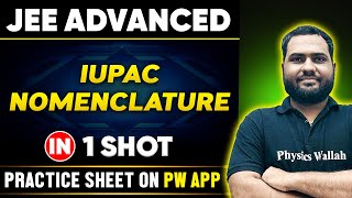 IUPAC NOMENCLATURE in One Shot  JEE ADVANCED 💪  Basics to PYQs 🔥 [upl. by Martinic]