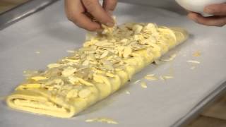 Danish Pastry Braid With Almonds  Wild Flour [upl. by Ashla438]