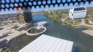 Floriade Almere 2022 cable car ride [upl. by Ennaxor]