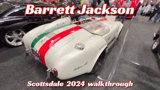 Barrett Jackson Scottsdale Friday 2024  4K walkthrough [upl. by Dede]