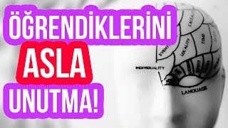 Öğrendiklerimizi Unutmamak için Ne Yapmalıyız  ⭐️ SİHİRLİ TEKNİK [upl. by Clayberg]