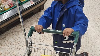 A Day in the Life My Son Shopping with a Kids Trolley [upl. by Devinne77]