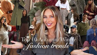 TOP 10 AUTUMN FASHION TRENDS 2024  wearable trends for fall [upl. by Lightman]