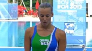 Cagnotto Dallapè  Argento nei 3m sincro ai Mondiali di Barcellona 2013 [upl. by Vinnie]