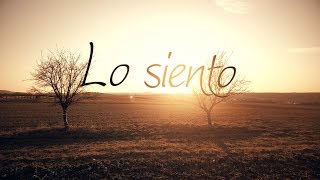 BERET  LO SIENTO VIDEOLYRICS OFICIAL LETRA [upl. by Ermina]