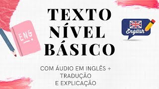 Curso de Inglês para iniciantes  150 textos em Inglês com áudio e pdf Como aprender ingles sozinho [upl. by Naples42]