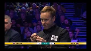 Ronnie OSullivan VS Ali Carter Masters 2024 World Of Snooker [upl. by Moritz]