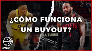 ¿Cómo funciona el buyout de un contrato en la NBA  BASKET 365 [upl. by Anifesoj132]