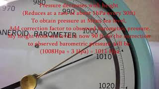 Aneroid Barometer [upl. by Corinne69]