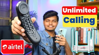 Cheapest Landline Phone For Airtel Fiber Broadband ft Beetel B26 Corded Phone [upl. by Saitam825]