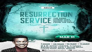 RESURRECTION SERVICE  SUNDAY SERVICE  31ST MARCH 2024 [upl. by Petuu]