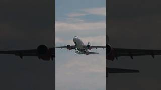 easyJet Airbus A320 Takeoff at Stuttgart Airport [upl. by Marwin]