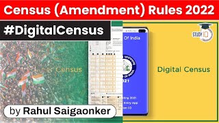 MHA changes census rules to include self enumeration Know facts about census  UPSC [upl. by Zerdna]