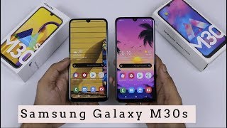 Samsung Galaxy M30s Blue  Unboxing Face Unlock and Camera Features  Quick compare with M30 [upl. by Sarson]