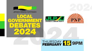 Jamaica Debates Commission  Local Government Debate 2024  February 15 2024 [upl. by Ennazor977]