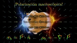 Electro 16 Cómo calcular el campo de un material polarizado [upl. by Leirua]