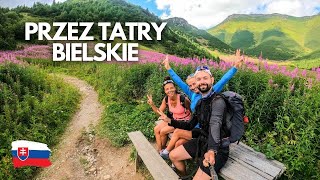 Trekking ze Słowaczkami przez Tatry Bielskie Zdziar  Szerokie Sedlo  Chata Plesnivec  4K [upl. by Deenya946]