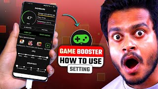 🎮How to use Game Booster 4x Faster Pro GFX Tool amp Lag Fix  2024 [upl. by Kcirrad]