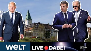 G7KRIEGSGIPFEL UkraineKrieg  Wirtschaftsmächte bringen sich in Stellung  WELT Live dabei [upl. by Peg397]