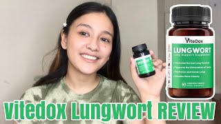 VITEDOX LUNGWORT HONEST REVIEW Lung Support Supplement by ViteDox  Ms Krisha Natividad [upl. by Nageek305]