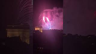 feux d artifice 14 juilllet 2024 tour eiffel [upl. by Harbird686]