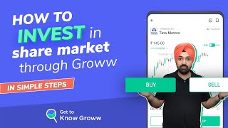 How to Invest in stock market for Beginners  Groww app kaise use kare  Buy amp Sell Shares on Groww [upl. by Elbag299]